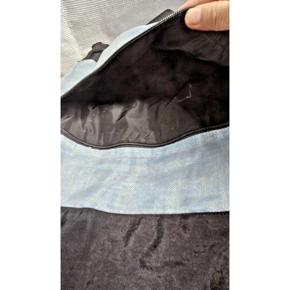 SMATERIA Comma uncycled Laptop blue Nylon mesh‎ overlay black bag